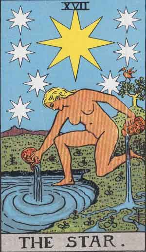 The Star tarot card