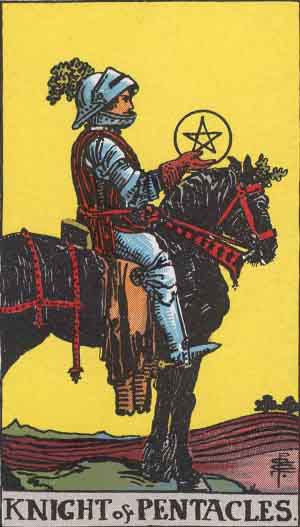 Knight of Pentacles tarot card