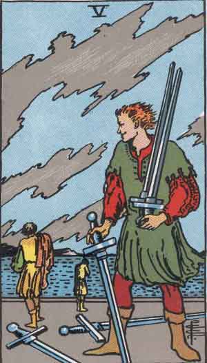 Five of Swords tarot card