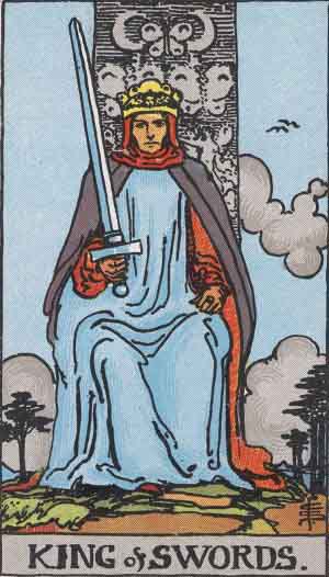 King of Swords tarot card
