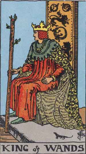 King of Wands tarot card
